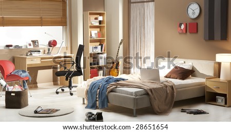 teen's bedroom Royalty-Free Stock Photo #28651654