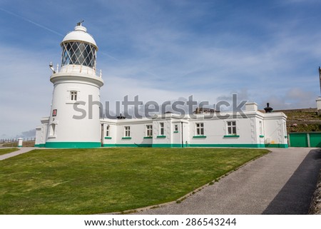 Pendeen lighthouse. cornwall england uk 