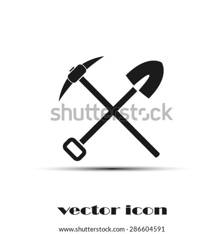 shovel and pick axe