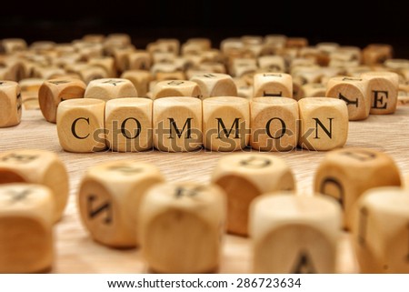 COMMON word concept