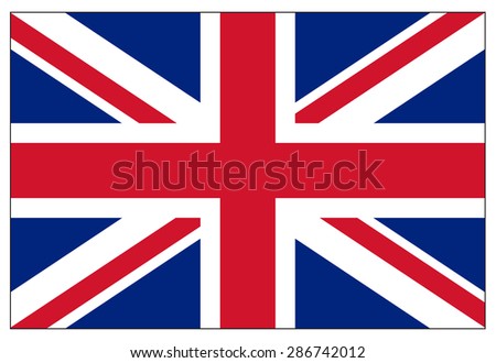 United Kingdom flag Royalty-Free Stock Photo #286742012
