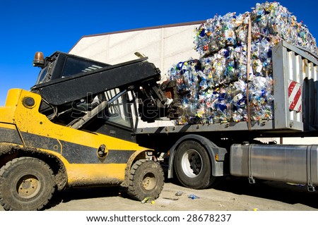 Picture of a recycle plant  from spain