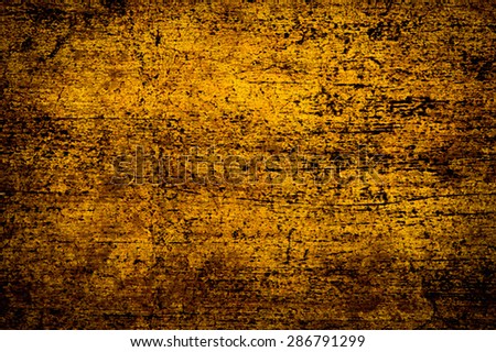 Wood golden pattern abstract background.