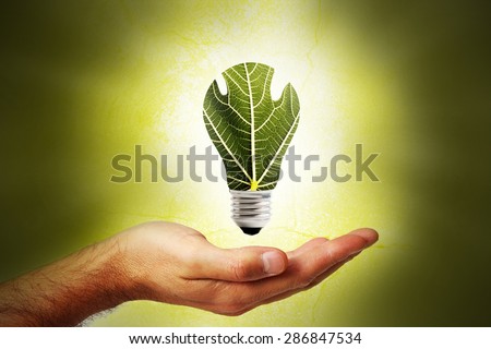 Concept of renewable energy Royalty-Free Stock Photo #286847534