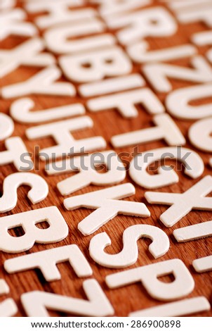 pile of letters on the wooden table