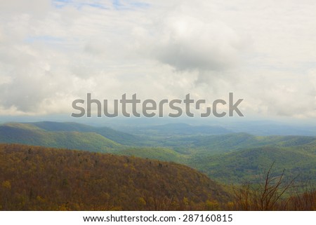 Mountainous landscape.