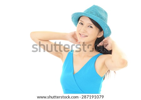 Woman who is relaxed
