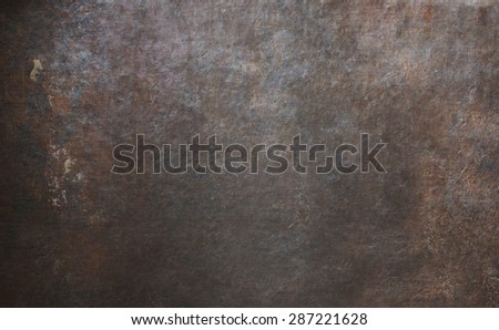 old rusty metal background or texture Royalty-Free Stock Photo #287221628
