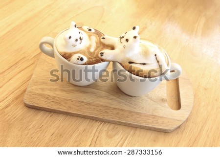 Kitty lover 3d latte Art