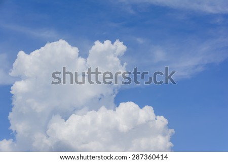 Beautyful of Cloud on the sky