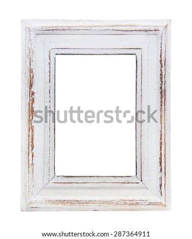 frame is isolated on white background