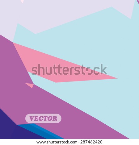 Abstract colorful triangles - Vector background