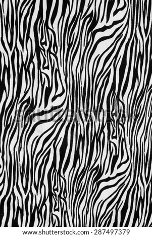 texture of zebra style fabric