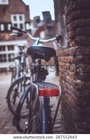 Bicycle on the street.