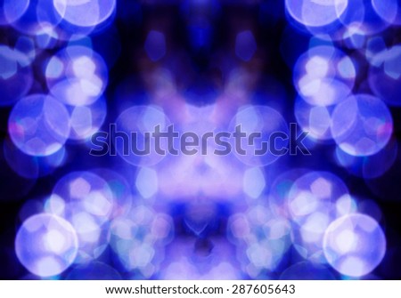 Christmas and Happy New Year background. Festive abstract background with bokeh out of focus lights