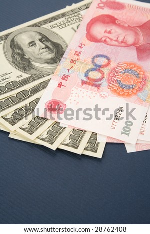 Chinese Yuan and US Dollars, Currency Exchange