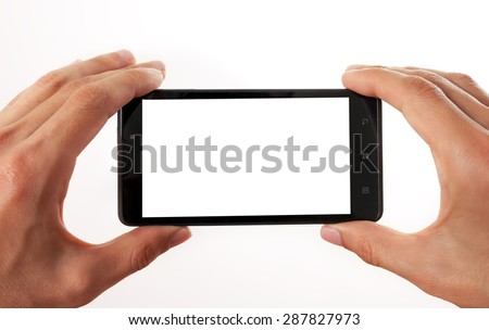 Mobile phone snapping a picture Royalty-Free Stock Photo #287827973