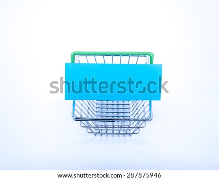 Color paper in basket