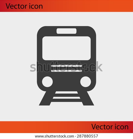 Train vector icon Royalty-Free Stock Photo #287880557