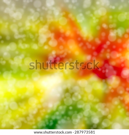 Soft and blurred bokeh background