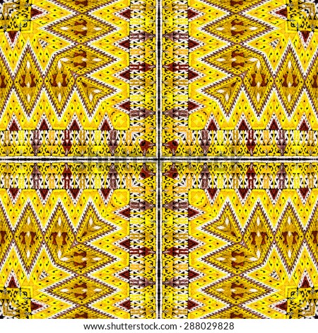 Background of Thai style fabric pattern 