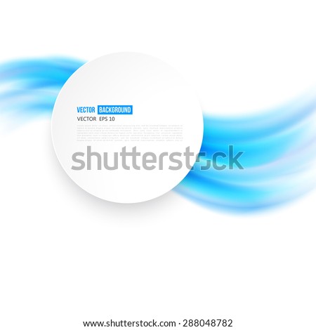 Vector abstract blue background design wavy. Brochure design templates collection and waving