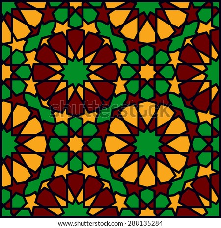 Colorful geometrical pattern