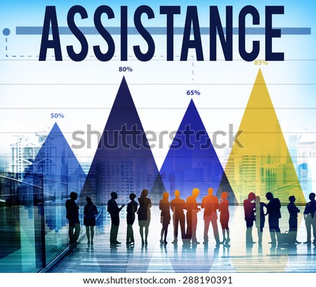 Assistance Support Organization Help Partnership Concept