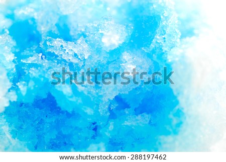 Blue ice. Royalty-Free Stock Photo #288197462