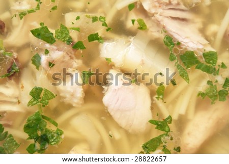 chicken soup detail