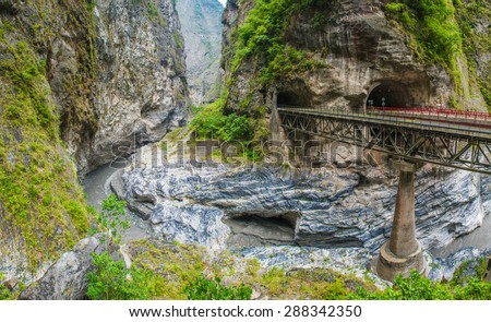 Taroko Gorge National Park Royalty-Free Stock Photo #288342350