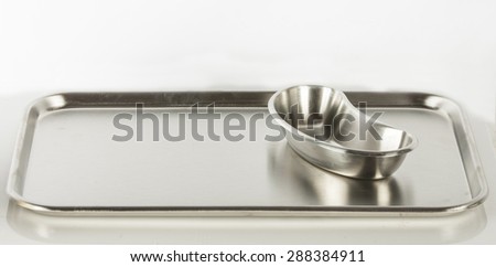 Stainless steel Stomatological tray, Medical tray and kidney tray