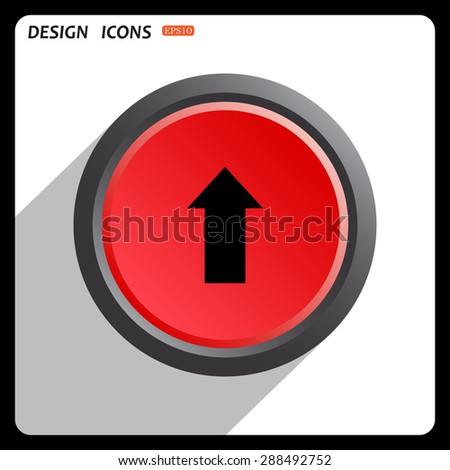arrow indicates the direction. icon. vector design