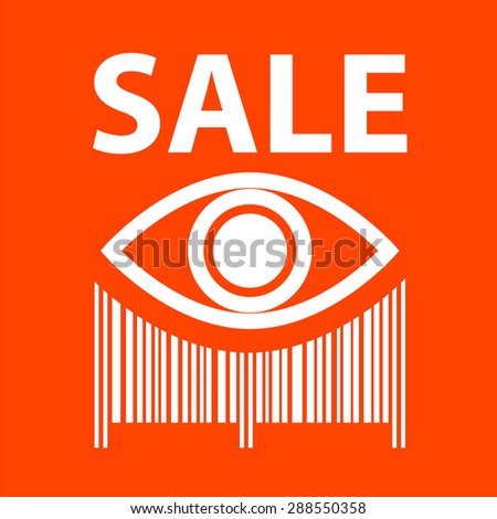 Template icon. Sign sales. Barcode. Shopping. Discounts. Sale. Buy.