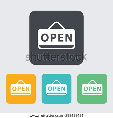 Simple Icon. Open