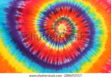 Colorful Tie Dye Abstract Pattern Swirl Royalty-Free Stock Photo #288693557