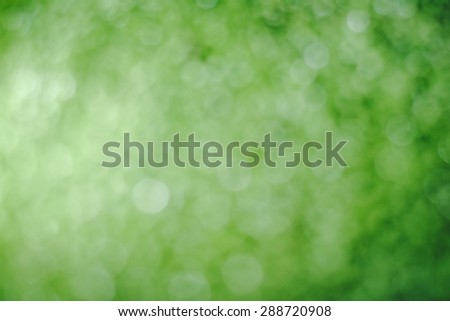 abstract green light bokeh background