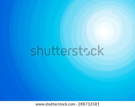 waves on the ocean blue and white circular background