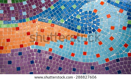 Colorful mosaic background
