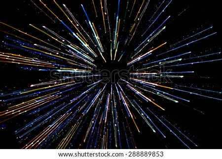 long exposure, abstract speed motion lines of light 