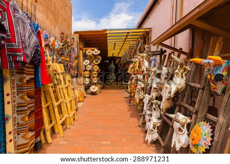 Outdoor shop in Santa Fe