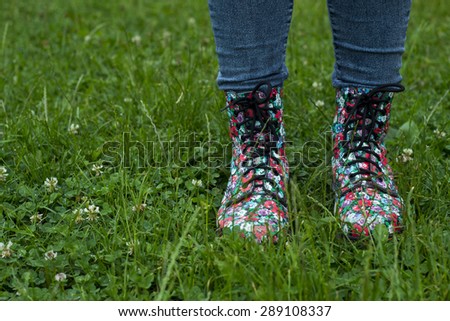 Flowers in the grass