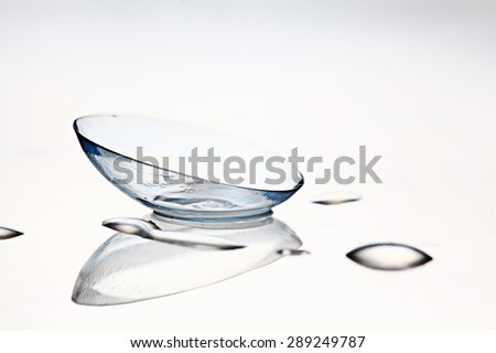 colored contact lenses vision Royalty-Free Stock Photo #289249787