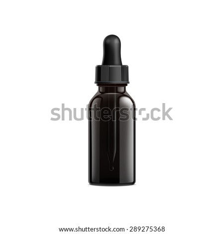 Black Bottle Eye Dropper Royalty-Free Stock Photo #289275368