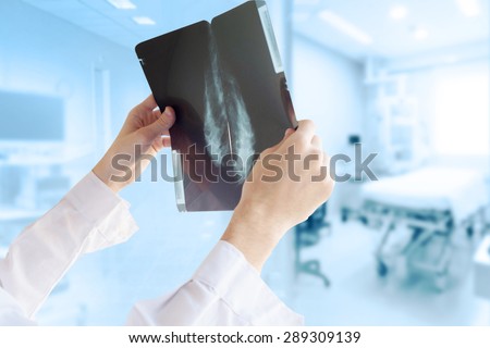 Doctor with Mammography
