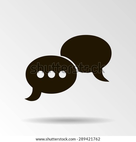 conversation vector icon