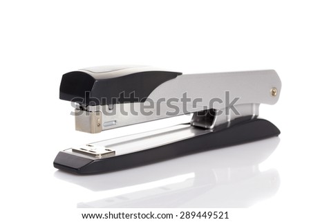 office stapler isolated on white background