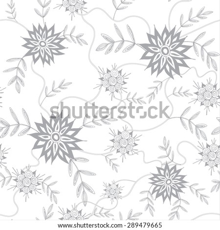 Floral  seamless pattern background, Vector illustrations.