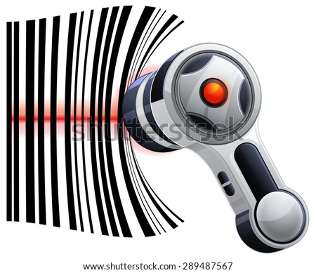 Barcode Scanner Abstract - Illustration as JPG File