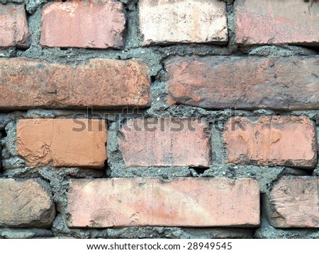 Detailed brick wall background - texture set #8